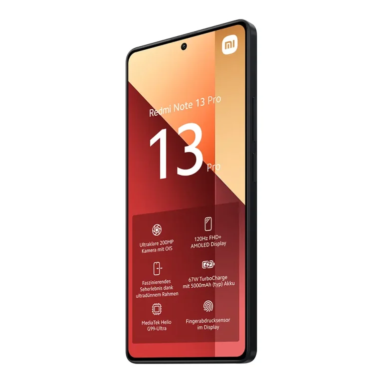 REDMI NOTE 13 PRO 8 256 GB MIDNIGHT BLACK thumbnail 4