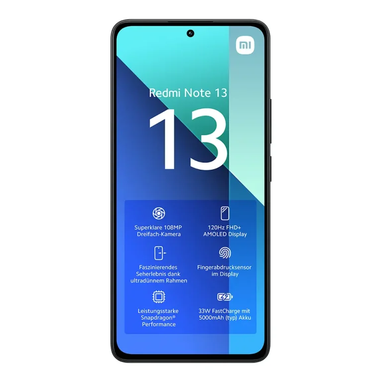 Redmi Note 13 8+256GB Midnight Black thumbnail 2